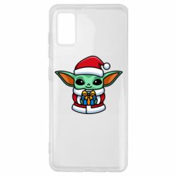 Чехол для Samsung A41 Grogu Santa Claus - PrintSalon