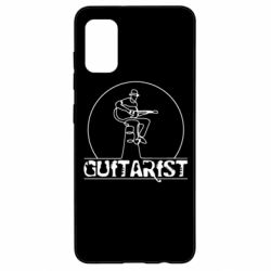Чехол для Samsung A41 Guitar player. - PrintSalon