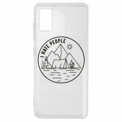 Чехол для Samsung A41 I hate people - camper - PrintSalon