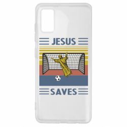 Чехол для Samsung A41 Jesus will save - PrintSalon