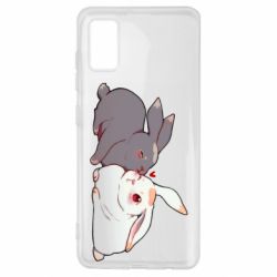 Чехол для Samsung A41 Кролики Вэй и Лань - PrintSalon