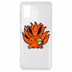 Чехол для Samsung A41 Kurama And Naruto - PrintSalon