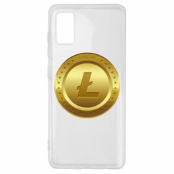 Чехол для Samsung A41 Litecoin coin - PrintSalon