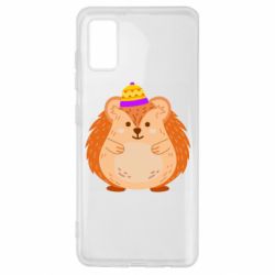 Чехол для Samsung A41 Little hedgehog in a hat - PrintSalon