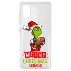 Чехол для Samsung A41 Merry Christmas Ukraine-Grinch and Generator-PrintSalon Чехол для Samsung A41 Merry Christmas Ukraine-Grinch and Generator