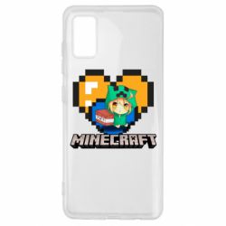 Чехол для Samsung A41 Minecraft Girl