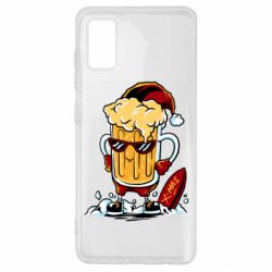 Чехол для Samsung A41 New Year's beer - PrintSalon