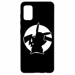 Чехол для Samsung A41 Pikachu silhouette - PrintSalon