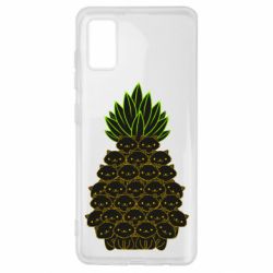 Чехол для Samsung A41 Pineapple cat