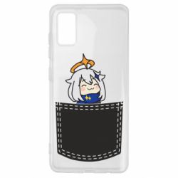 Чехол для Samsung A41 Pocket Paimon - PrintSalon