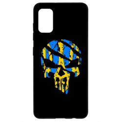 Чехол для Samsung A41 Punisher Coat of arms of Ukraine
