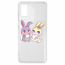Чехол для Samsung A41 Rabbits In Love - PrintSalon