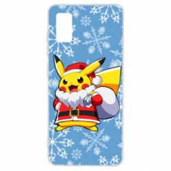 Чохол для Samsung A41 Santa Claus Pikachu - PrintSalon