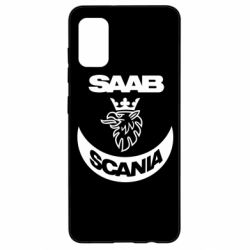 Чехол для Samsung A41 Scania SAAB logo - PrintSalon