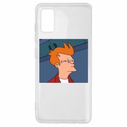 Чехол для Samsung A41 Suspicious Fry-PrintSalon Чехол для Samsung A41 Suspicious Fry