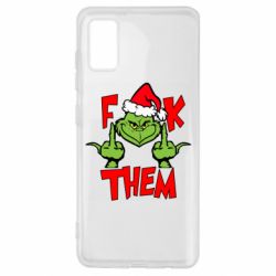Чехол для Samsung A41 The grinch f*ck them-PrintSalon Чехол для Samsung A41 The grinch f*ck them