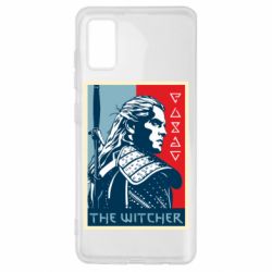 Чехол для Samsung A41 The witcher poster
