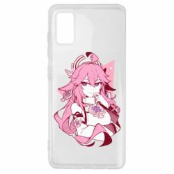 Чехол для Samsung A41 Yae Miko portrait - PrintSalon