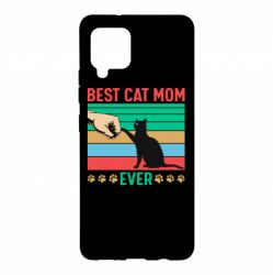 Чехол для Samsung A42 5G Best cat mom ever - PrintSalon