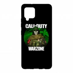Чехол для Samsung A42 5G Call of duty Warzone ghost green background - PrintSalon