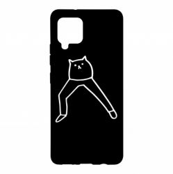 Чехол для Samsung A42 5G Cat in pants - PrintSalon