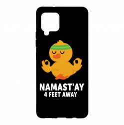 Чехол для Samsung A42 5G Duck Namast'ay Away - PrintSalon