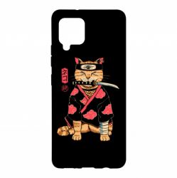 Чехол для Samsung A42 5G Japanese Akatsuki cat - PrintSalon