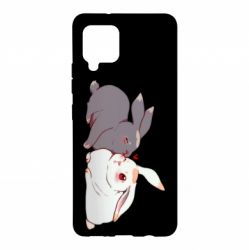 Чехол для Samsung A42 5G Кролики Вэй и Лань - PrintSalon
