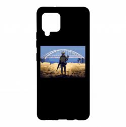 Чехол для Samsung A42 5G Марка с Крымским мостом - PrintSalon