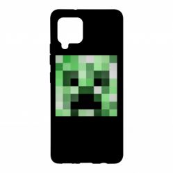 Чехол для Samsung A42 5G Minecraft minimalist Creeper - PrintSalon