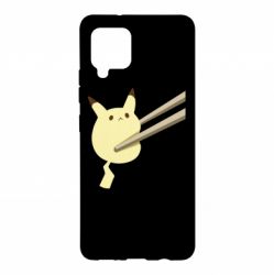 Чехол для Samsung A42 5G Pikachu in the sticks-PrintSalon Чехол для Samsung A42 5G Pikachu in the sticks