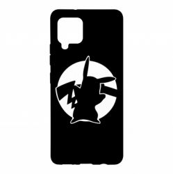 Чехол для Samsung A42 5G Pikachu silhouette - PrintSalon