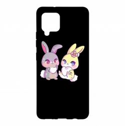 Чехол для Samsung A42 5G Rabbits In Love - PrintSalon