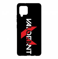 Чехол для Samsung A42 5G Valorant logo intersection-PrintSalon Чехол для Samsung A42 5G Valorant logo intersection