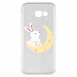 Чехол для Samsung A5 2017 Cute rabbit on the moon
