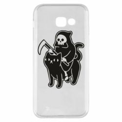 Чохол для Samsung A5 2017 Death and cat - PrintSalon