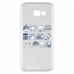 Чехол для Samsung A5 2017 Doctor who icons - PrintSalon