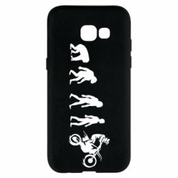Чехол для Samsung A5 2017 Эволюция мотоциклиста - PrintSalon