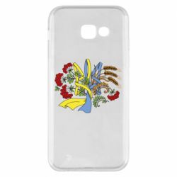 Чехол для Samsung A5 2017 Герб колоски и калина