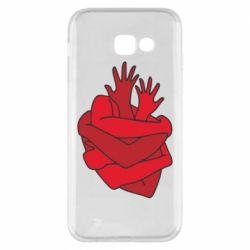 Чехол для Samsung A5 2017 Heart out of hands - PrintSalon