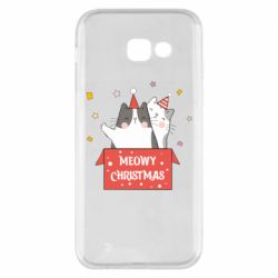 Чехол для Samsung A5 2017 Meowy Christmas ( present box ) - PrintSalon