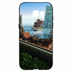 Чехол для Samsung A5 2017 Minecraft beautiful town - PrintSalon