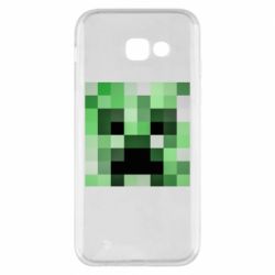 Чехол для Samsung A5 2017 Minecraft minimalist Creeper - PrintSalon