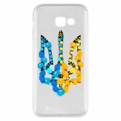 Чохол для Samsung A5 2017 Тризуб квіти Україна - PrintSalon