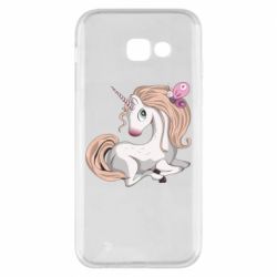 Чехол для Samsung A5 2017 Unicorn with bow tie