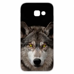 Чохол для Samsung A5 2017 Wolf with yellow eyes - PrintSalon