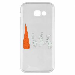 Чехол для Samsung A5 2017 Зайцы возле морковки - PrintSalon