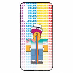 Чехол для Samsung A50 3D Roblox Rainbow - PrintSalon