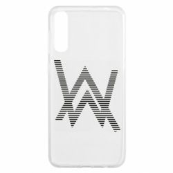 Чехол для Samsung A50 Alan Walker logo stripes - PrintSalon