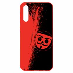 Чохол для Samsung A50 Бабл Квас червоний арт